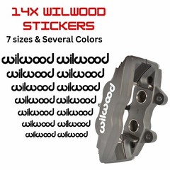 14x Wilwood Brake Caliper Decal Stickers / Car Decals / Car Stickers