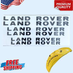 6 x Land Rover Straight Style Brake Caliper Decals Stickers Car Stickers