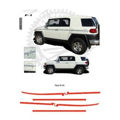 Toyota FJ Cruiser F-1 Graphic Kit – Red