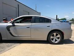 FITS 2015-2023 DODGE CHARGER VINYL HOOD & SIDE STRIPES DECALS STICKERS GRAPHICS
