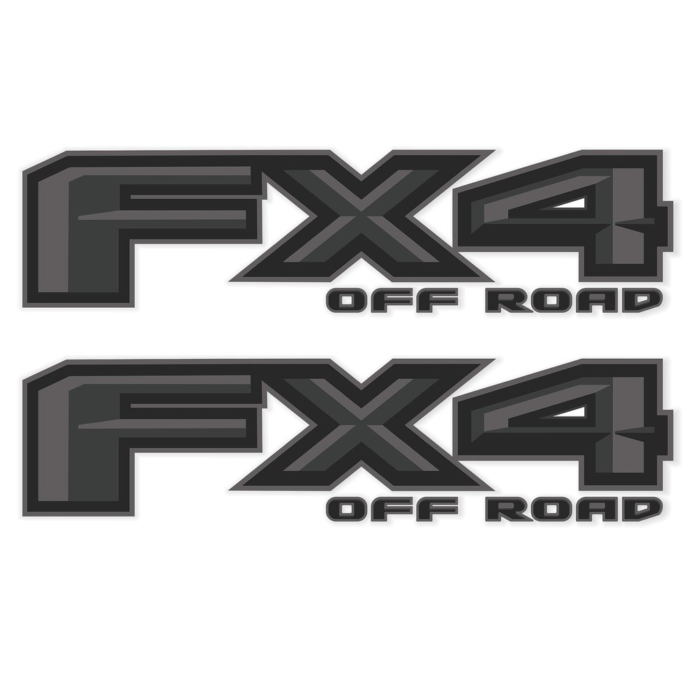 GOLD HOOK FX4 Off Road Decals Compatible with Ford 16.5″ x 4.3″, Metallic