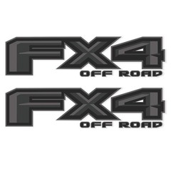 GOLD HOOK FX4 Off Road Decals Compatible with Ford 16.5″ x 4.3″, Metallic