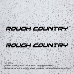 Rough Country Decal Vinyl Stickers Logo Shock Windshield Suspension