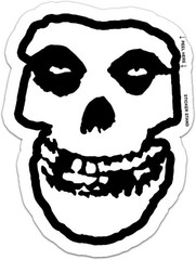 Misfits Skull Danzig Car Bumper Sticker Decal 4″ x 5″ Inch