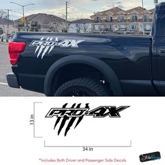 Frontier / Titan Pro-4x Raptor Claw Marks Decal Sticker. Set of 2. #7103