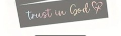 Trust In God Jesus Rearview Mirror Sticker Decal Pastel Metallic Free Shipping