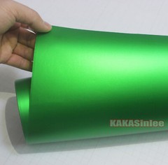 Modify Full SUV Car Wrap Matte Chrome Satin Metal Vinyl Sticker Green 65FT AX