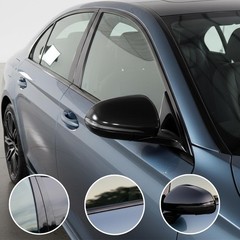 Gloss Black Vinyl Wrap for Chrome Delete, 2 Inch x 30ft Automotive Grade Self…