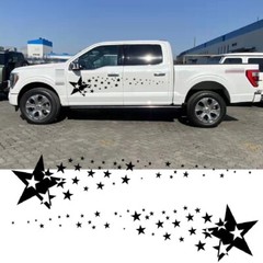 2Pcs Star Decal Car Side Body Graphics Vinyl Decoration Stickers Truck Pickup