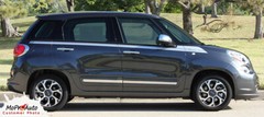 For 2014-2016 Fiat 500L 4-Door Upper Body Strobe Vinyl Stripes Decals Graphics