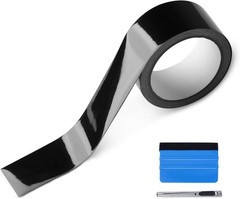 High Gloss 2in x 30ft Vinyl Wrap – Perfect for Black Out Trim Projects