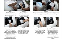 *White Never Satisfied Side A Pillar Windshield Banner Decal / Sticker 22 Inch