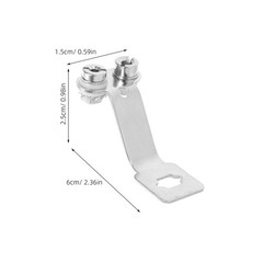 2 Pcs Stainless Steel Fencing Foil Hanger Wall Mount For Storage