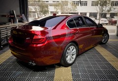 ESSMO PET Super Gloss Metallic Gem Red Car Vehicle Vinyl Wrap Decal Like Paint