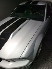 2pc Ford Mustang GT S197 Car Vinyl Sticker Decal 1 X 8 Inches (Reflective)