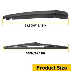 1/2Set Rear Wiper Arm & Blade Fit For Toyota Sienna 2004-2010 Mazda CX7 07-12 CX