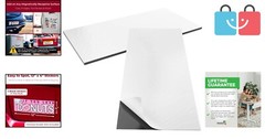 4 Pack Magnet Strips for Bumper Stickers – Strong, Flexible & Lifetime Guarantee