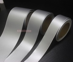 Air Release Silver – Matte Car 3D Leather Grain Texture Vinyl Wrap Sticker AB