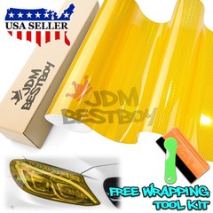 12″ Hex Holographic Gloss Headlight Taillight Tint Film Fog Honeycomb Protective