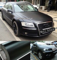 Metallic Flat Matte Vinyl Whole Vehicle Wrap Film Sticker Black Air Bubble Free