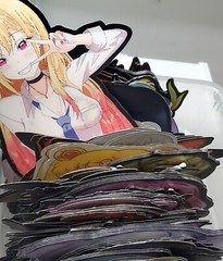 100 Bulk Wholesale Car Stickers Peekers Lenticular 3D Decal Anime and MORE MIXED