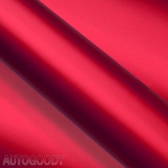 12″ x 60″ Satin Matte Chrome Metallic Red Vinyl Film Wrap Sticker Bubble Free