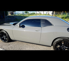 2008-2023 Dodge Challenger American Flag rear Window Decal Sticker both side
