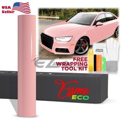 5FTx10FT PPF Blossom Pink Gloss Color Vinyl Paint Protection Film Scratch Wrap