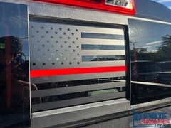For Toyota Tacoma Decals Back Window Flag 3M Stickers Vinyl Graphics 2005-2023