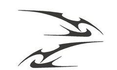 VINYL GRAPHIC #A1143 DECAL VEHICLE CAR TRUCK CROSS OVER SUV VAN SEMI MODERN AUTO