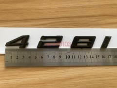 Gloss Black 3D ABS Letters Trunk 428i Emblem Rear Badge for BMW 2017-2022 428i