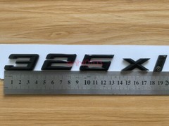 Gloss Black 3D ABS Letters Trunk 325xi Emblem Rear Badge for BMW 2017-2022 325xi