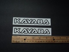 Lot Of 2 Original Kayaba Shocks Motorcycle Racing Decals Stickers Motocross