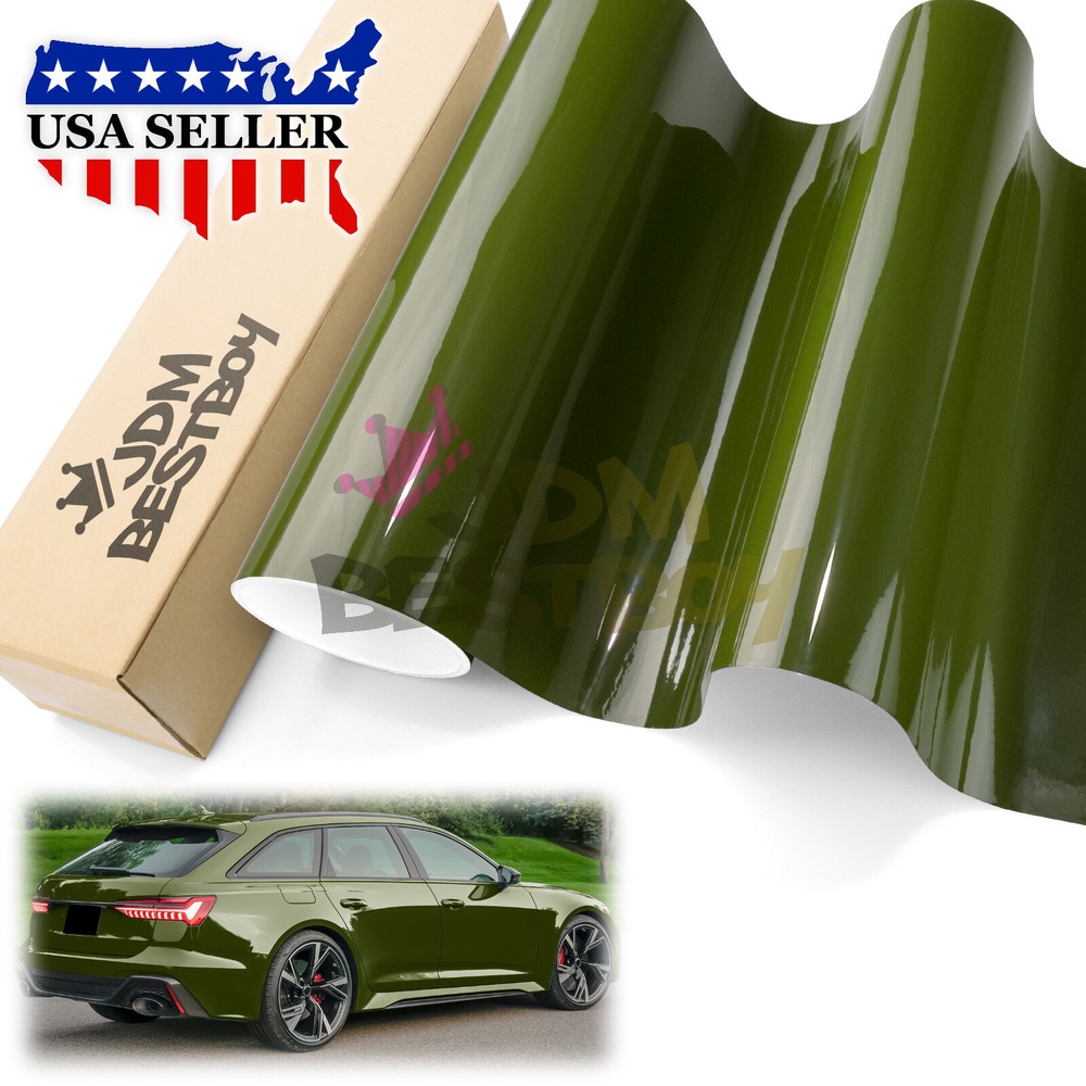 High Gloss Glossy Car Vinyl Wrap Sticker Decal Sheet Film Adhesive Air Release