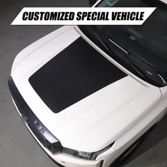Black Front Exterior Hood Trim Sticker Decal For Nissan Frontier 2022-2025 US
