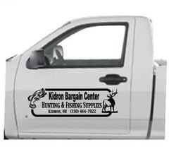 CAR TRUCK VAN DOOR – VINYL DECALS 2 COLOR- set of 3