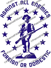 Against All Enemies,Foreign Or Domestic,Molon Labe,2A,Gun Rights,Vinyl Decal