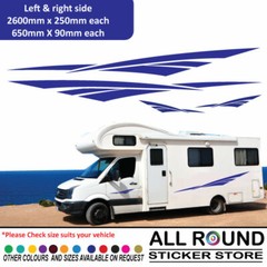 large Pinstipe Stripes for RV motorhomes or other vehicle stripes 2600mm