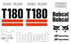 ORIGINAL LOOK BOBCAT T180 FULL DECAL STICKER SET KIT SKID STEER.