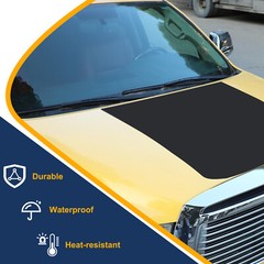Black Decal Hood Trim Vinyls Decal For Toyot Tundra 2007-2013