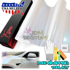 ESSMO PET Galaxy Dust Gloss White Blue Auto Car Vehicle Vinyl Wrap Decal Sticker