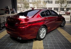 Premium Super Gloss Metallic Cherry Red Vinyl Car Wrap Sticker Decal Sheet Film