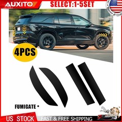 For 24+ Chevrolet Traverse Front And Rear Reflector Smoke Tint Vinyl Decal 4-20X