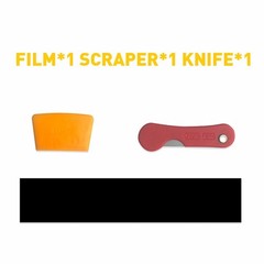 Car Sun Visor Strip Tint Film Front Windshield UV Shade Banner Accessories Black