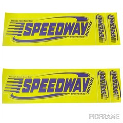 2 Speedway Motors Decal Sticker Sets Racing Hot Rod Car Truck Garage New