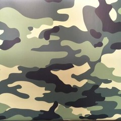 Green Army Camo Camouflage Vinyl Film Wrap Sticker Bubble Free Air Release