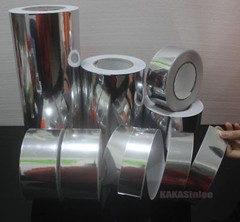 4inch – Wide Mirror Chrome Vinyl Wrap Tape Sticker Car House Trim Decal / Silver