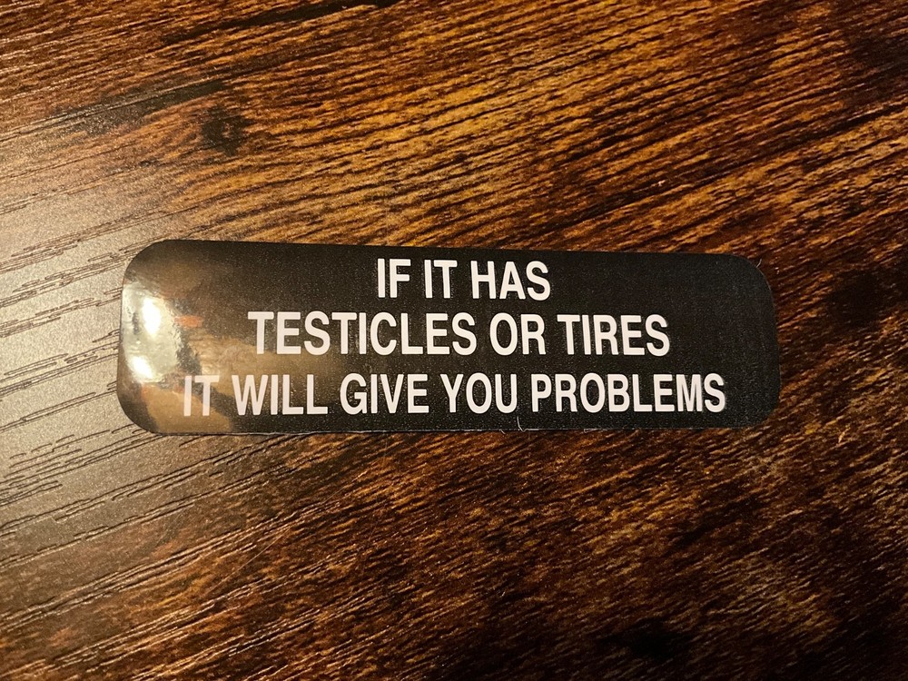 Motorcycle Sticker for Helmets or toolbox #432
