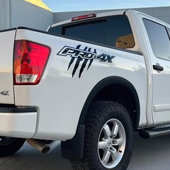 Frontier / Titan Pro-4x Raptor Claw Marks Decal Sticker. Set of 2. #7103