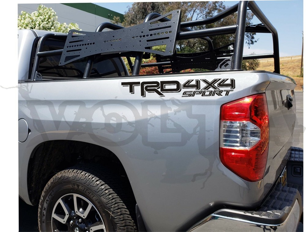 2X Rear Bedside Vinyl Decals For Toyota Tundra 2007-2024 TRD 4×4 Sport Graphics